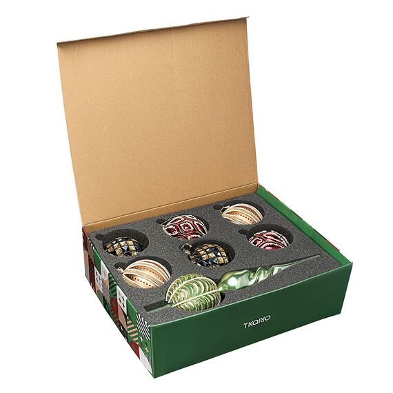 Набор ёлочных украшений Vitrage из коллекции New Year Essential, 7 шт., Tkano, изображение 20