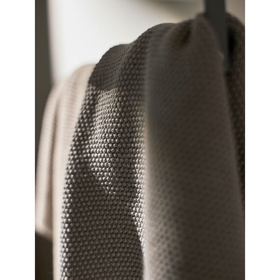 Набор из двух кухонных вязаных полотенец из коллекции Essential, серое/экрю, Tkano, изображение 9