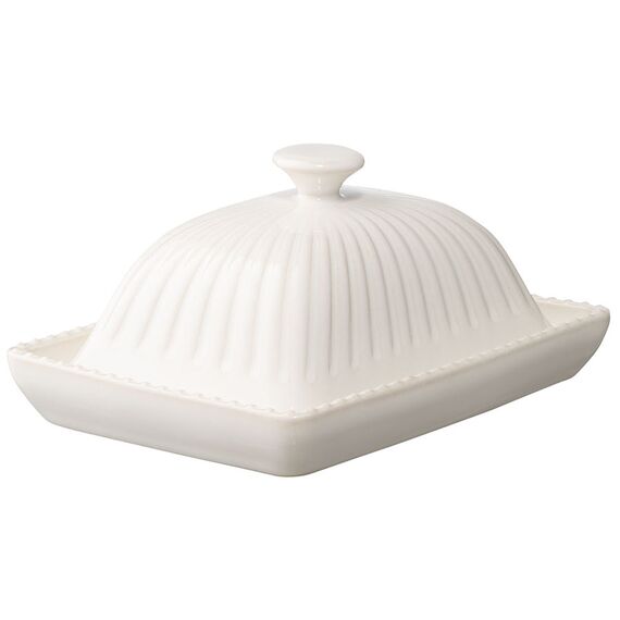 Масленка белого цвета из коллекции Kitchen Spirit, Tkano