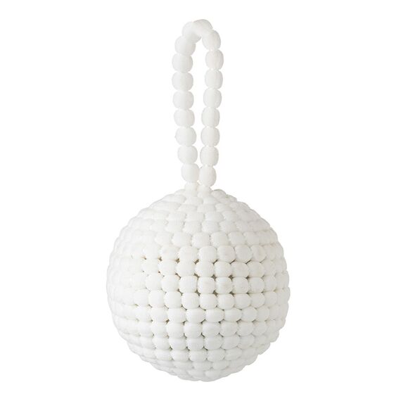 Набор ёлочных украшений Fluffy white из коллекции New Year Essential, 3 шт., Tkano, изображение 10