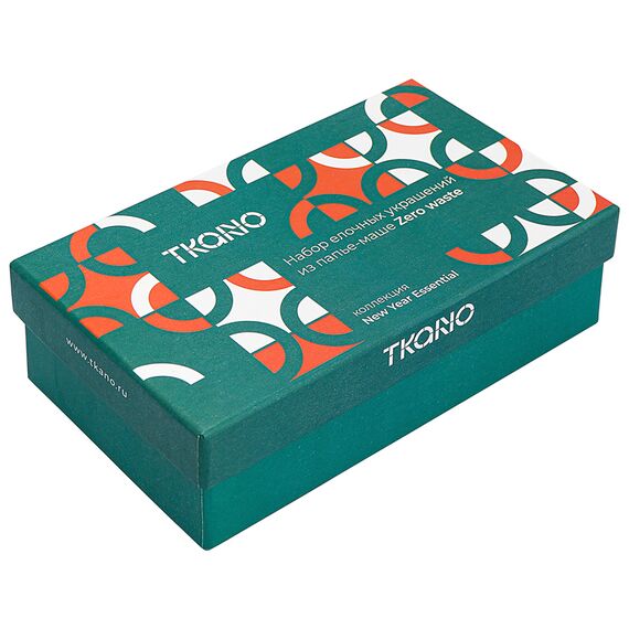 Набор елочных украшений из папье-маше Zero waste из коллекции New Year Essential, Tkano, изображение 8