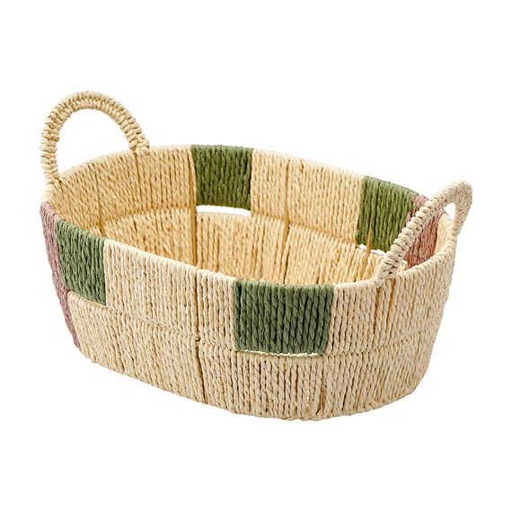 Корзина плетеная овальная Bodhran Nature из коллекции Ethnic, размер S, Tkano, изображение 3