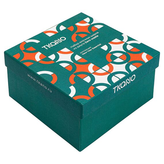 Набор елочных шаров Zero waste из джута из коллекции New Year Essential, Tkano, изображение 15