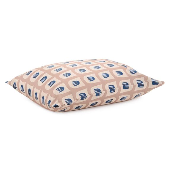 Набор из двух наволочек из сатина бежево-розового цвета с принтом Blossom time из коллекции Cuts&Pieces, 50х70 см, изображение 5