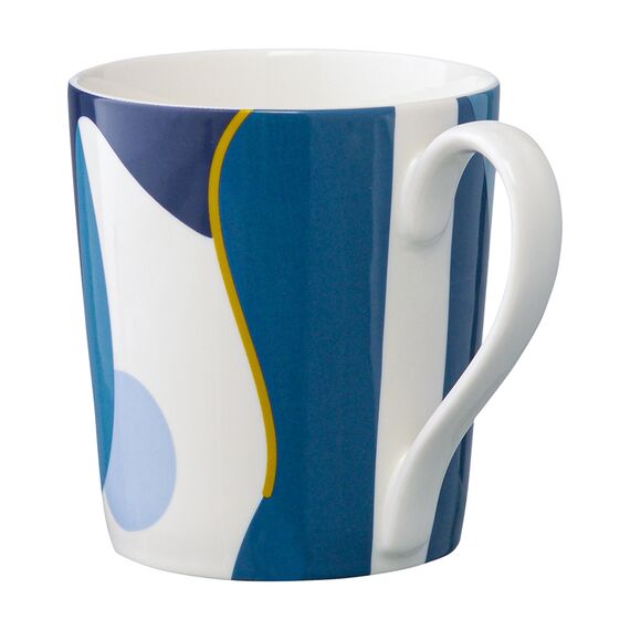 Кружка синего цвета с авторским принтом из коллекции Freak Fruit, 350мл, Tkano, изображение 3