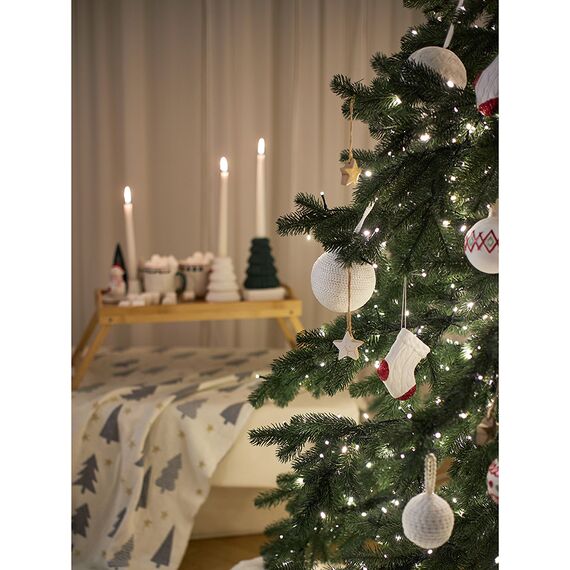 Набор ёлочных украшений Fluffy white из коллекции New Year Essential, 3 шт., Tkano, изображение 7