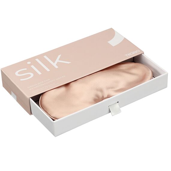 Маска для сна из натурального шелка цвета пыльной розы из коллекции Essential, Tkano, изображение 11
