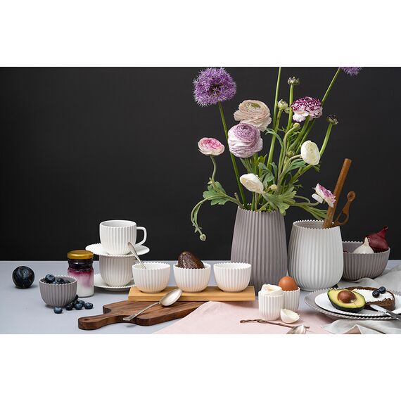 Набор для сервировки темно-серого цвета на подставке из коллекции Edge, Tkano, изображение 2