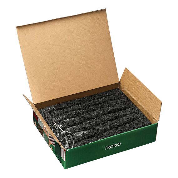 Набор ёлочных украшений Fancy icicles из коллекции New Year Essential, 6 шт., Tkano, изображение 13