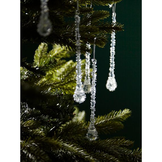 Набор ёлочных украшений Icy sparkles из коллекции New Year Essential, 6 шт., Tkano, изображение 4