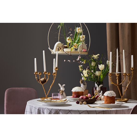 Набор из двух тарелок белого цвета из коллекции Edge, 21 см, Tkano, изображение 3