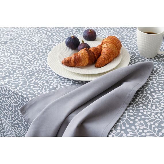 Набор из двух салфеток сервировочных из хлопка серого цвета из коллекции Essential, 45х45 см, изображение 2