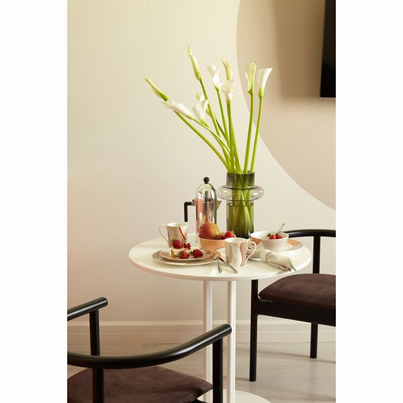 Набор из двух тарелок бежевого цвета с авторским принтом из коллекции Freak Fruit, 21 см, Tkano, изображение 3