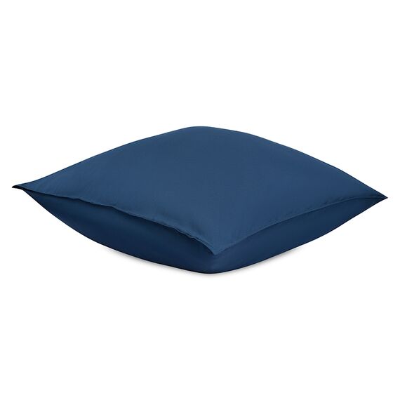 Набор наволочек из премиального сатина темно-синего цвета из коллекции Essential, 70х70 см, Tkano, изображение 6