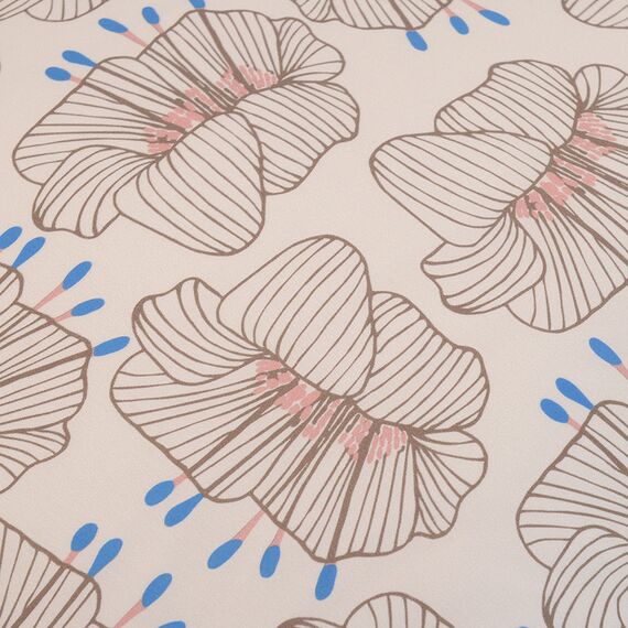 Набор из двух наволочек из сатина с принтом 'Цветы' из коллекции Prairie, 70х70 см, изображение 7