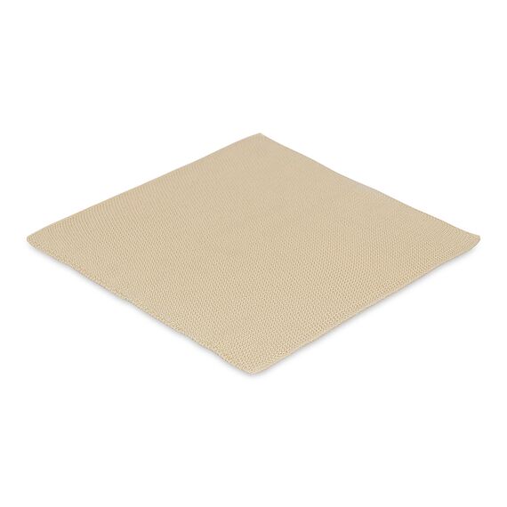 Набор из трех вязаных салфеток для уборки и мытья посуды бежевого и оливкового цветов из коллекции Essential, 28х28 см, Tkano, изображение 9