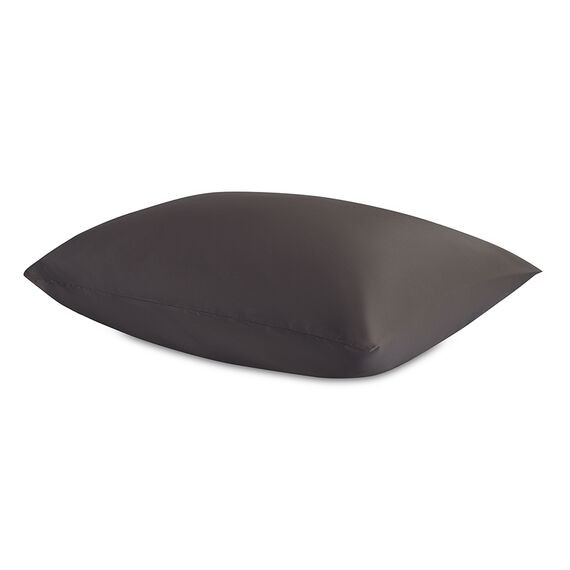 Набор наволочек из премиального сатина темно-серого цвета из коллекции Essential, 50х70 см, Tkano, изображение 2