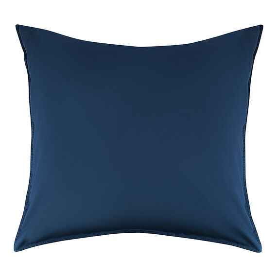 Набор наволочек из премиального сатина темно-синего цвета из коллекции Essential, 70х70 см, Tkano, изображение 7