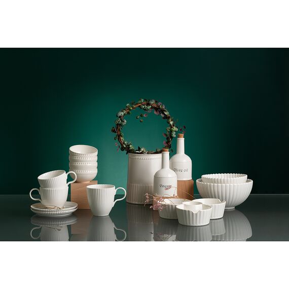 Набор из двух чайных пар белого цвета из коллекции Kitchen Spirit, 275 мл, Tkano, изображение 2