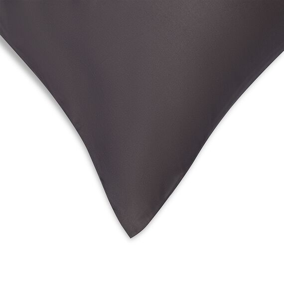 Набор наволочек из премиального сатина темно-серого цвета из коллекции Essential, 50х70 см, Tkano, изображение 4