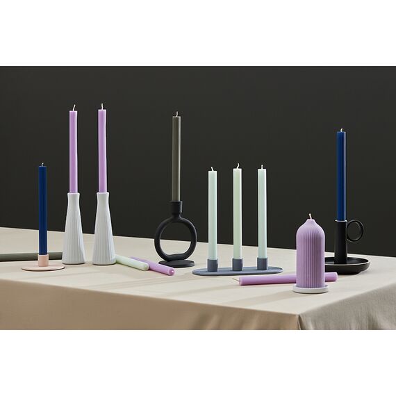 Набор из двух свечей мятного цвета из коллекции Edge, 24,5 см, Tkano, изображение 2