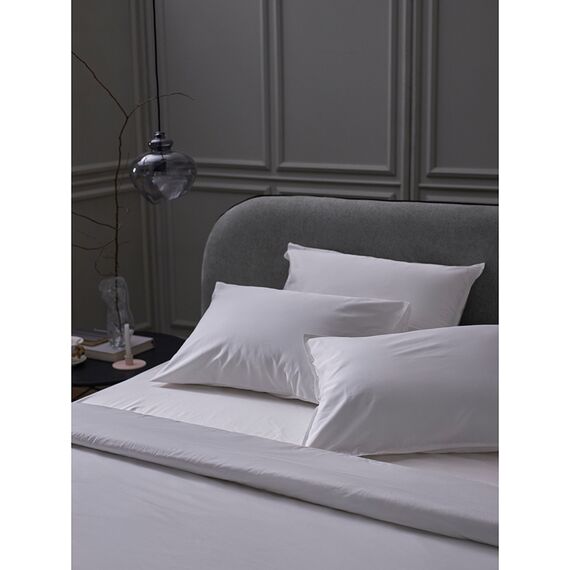 Набор наволочек из плотного сатина белого цвета из коллекции Essential, 50х70 см, Tkano, изображение 5