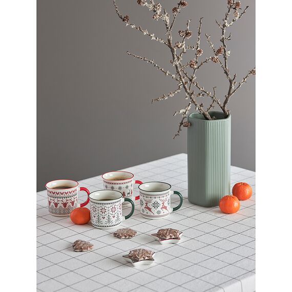 Набор из четырех кружек Sweet Memories из коллекции New Year Essential, 350 мл, Tkano, изображение 3