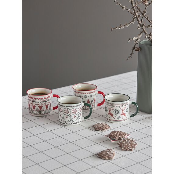 Набор из четырех кружек Sweet Memories из коллекции New Year Essential, 350 мл, Tkano, изображение 4