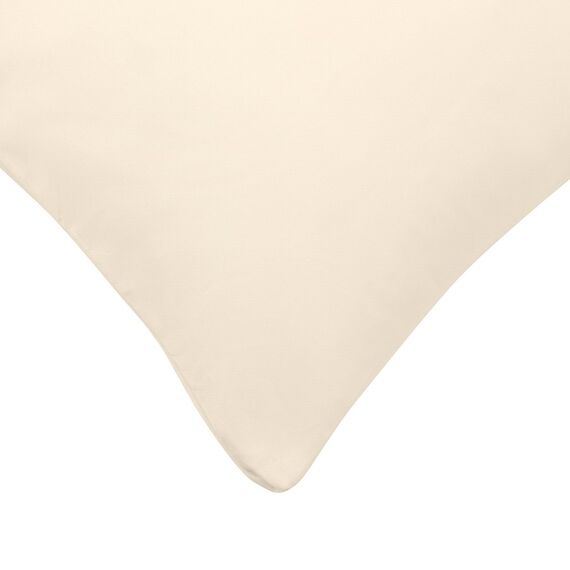 Набор из двух наволочек из сатина кремового цвета из коллекции Essential, 50х70 см, изображение 5