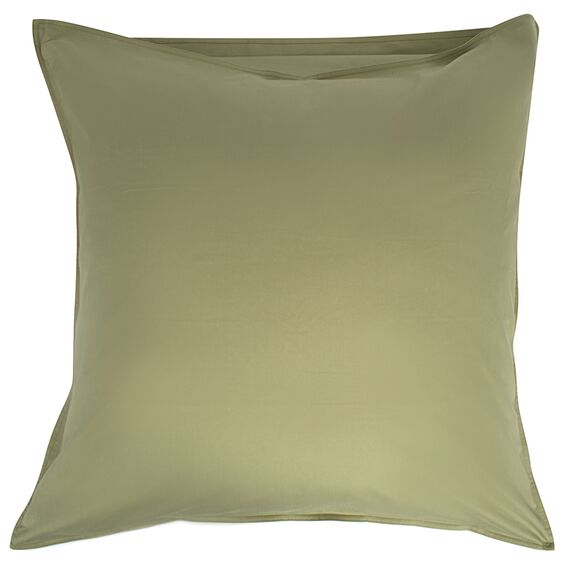 Набор из двух наволочек из сатина цвета шалфея с брашинг-эффектом из коллекции Essential, 70х70 см, Tkano, изображение 7