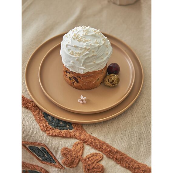 Набор из двух тарелок бежевого цвета из коллекции Essential, 20 см, Tkano, изображение 6