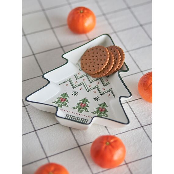 Набор из двух сервировочных тарелок Sweet Memories из коллекции New Year Essential, Tkano, изображение 7