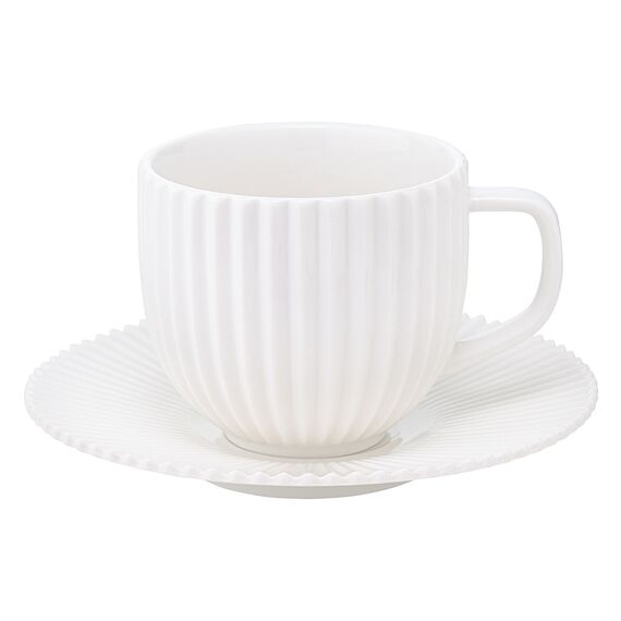 Набор из двух чайных пар белого цвета из коллекции Edge, 250мл, Tkano, изображение 6