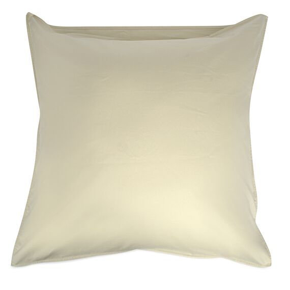 Набор из двух наволочек из сатина серо-бежевого цвета  брашинг-эффектом из коллекции Essential, 70х70 см, Tkano, изображение 6