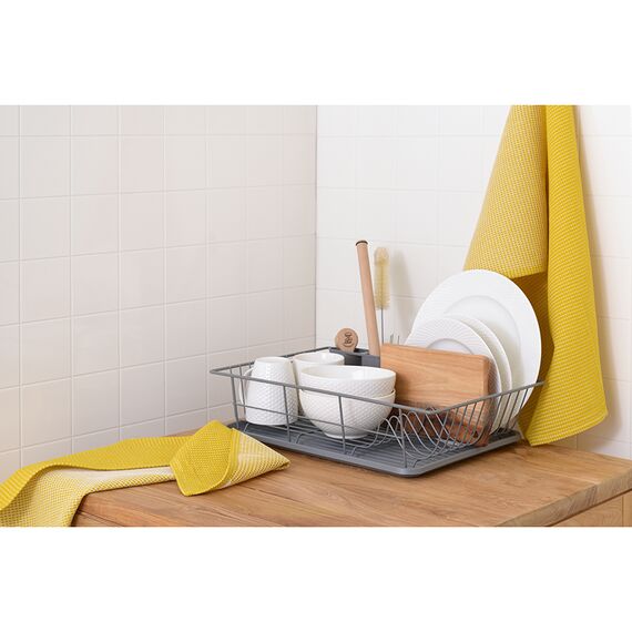 Набор из двух тарелок белого цвета с фактурным рисунком из коллекции Essential, 27см, Tkano, изображение 9