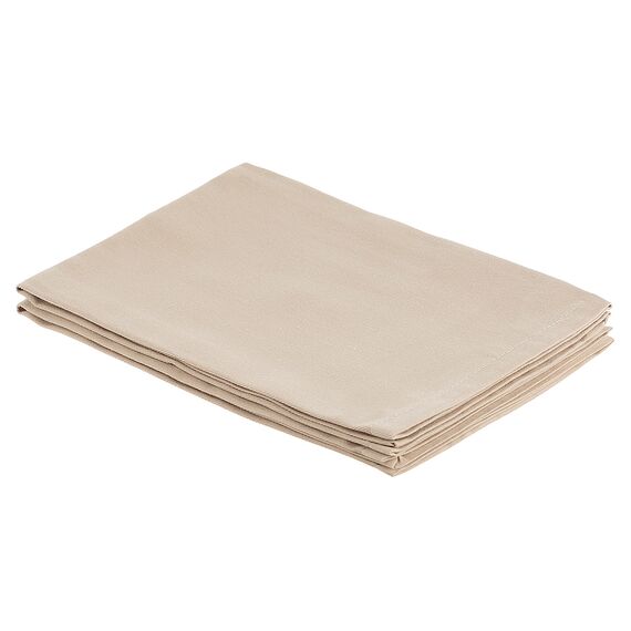 Набор из двух салфеток сервировочных из хлопка бежевого цвета из коллекции Essential, 45х45 см, изображение 4