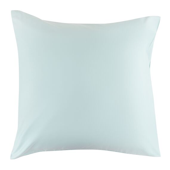 Набор из двух наволочек из сатина голубого цвета из коллекции Essential, 70х70 см, изображение 3