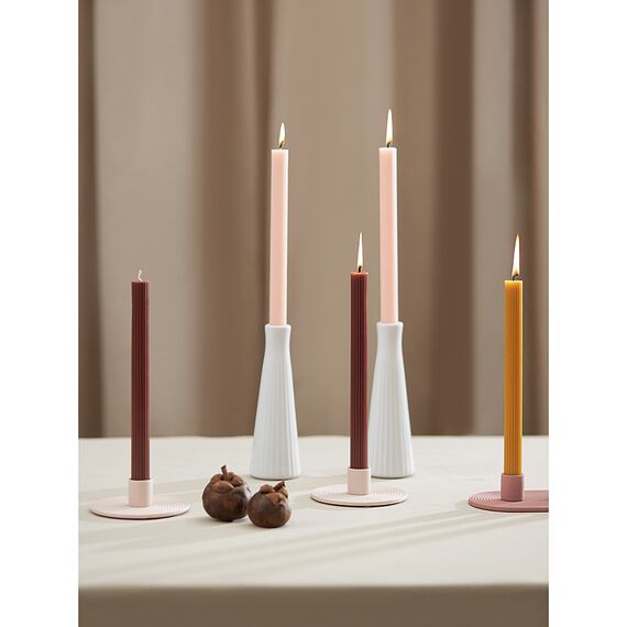 Набор из двух свечей коричневого цвета из коллекции Edge, 24,5 см, Tkano, изображение 5