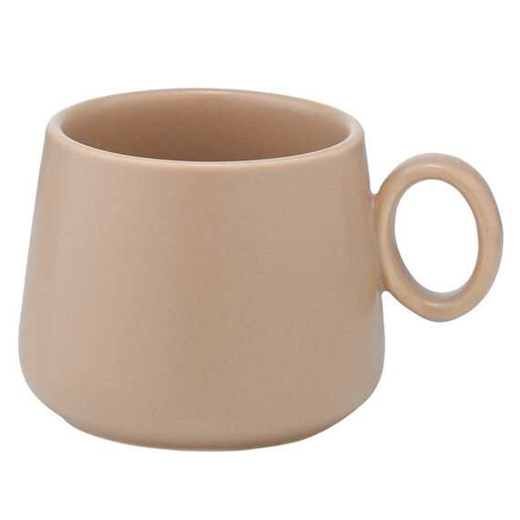 Набор из двух чашек с блюдцами бежевого цвета из коллекции Essential, 120 мл, Tkano, изображение 5