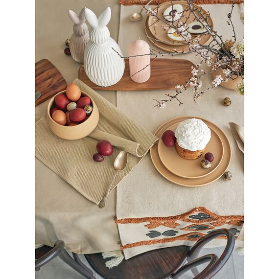 Набор из двух салатников бежевого цвета из коллекции Essential, 800 мл, Tkano, изображение 6