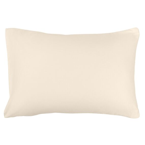 Набор из двух наволочек из сатина кремового цвета из коллекции Essential, 50х70 см, изображение 2