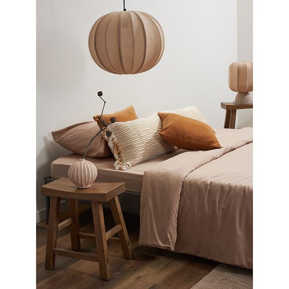 Набор наволочек из премиального сатина бежевого цвета из коллекции Essential, 50х70 см, Tkano, изображение 4