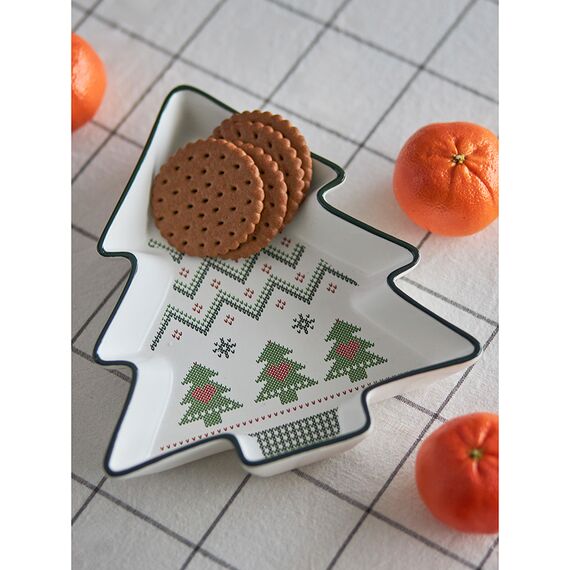 Набор из двух сервировочных тарелок Sweet Memories из коллекции New Year Essential, Tkano, изображение 6