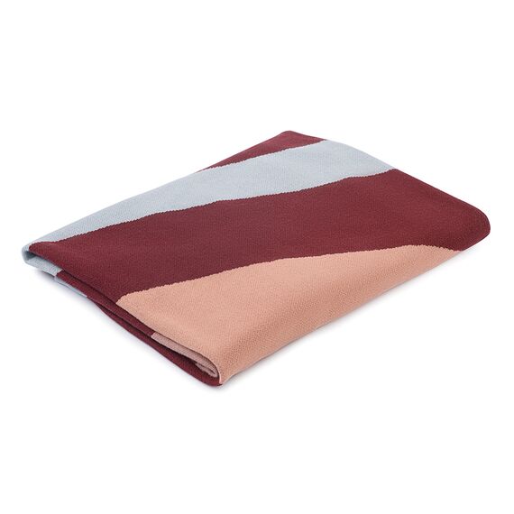 Плед из хлопка с рисунком Tulip field из коллекции Terra, 130х180 см, изображение 4