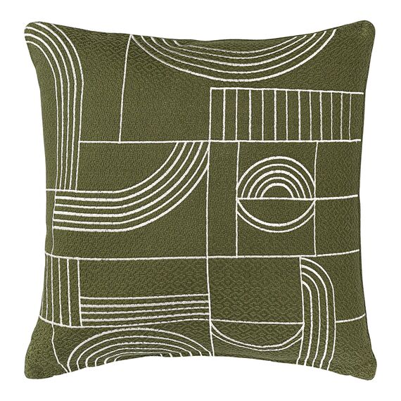 Подушка декоративная Cave maze из коллекции Ethnic, 45х45 см, Tkano