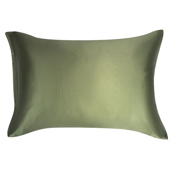 Наволочка из натурального шелка мятного цвета из коллекции Essential, 50х70 см, Tkano, изображение 7