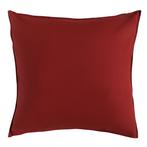 Набор наволочек изо льна и хлопка цвета копченой паприки из коллекции Essential, 70х70 см, Tkano, изображение 10