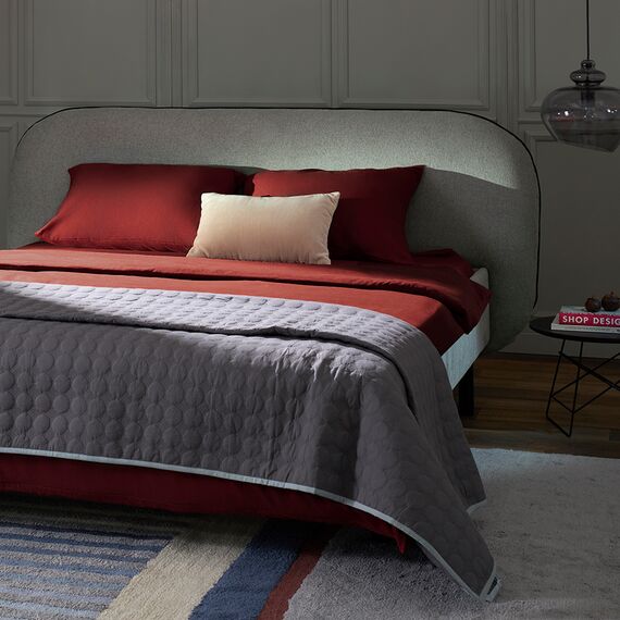 Набор наволочек изо льна и хлопка цвета копченой паприки из коллекции Essential, 70х70 см, Tkano, изображение 3