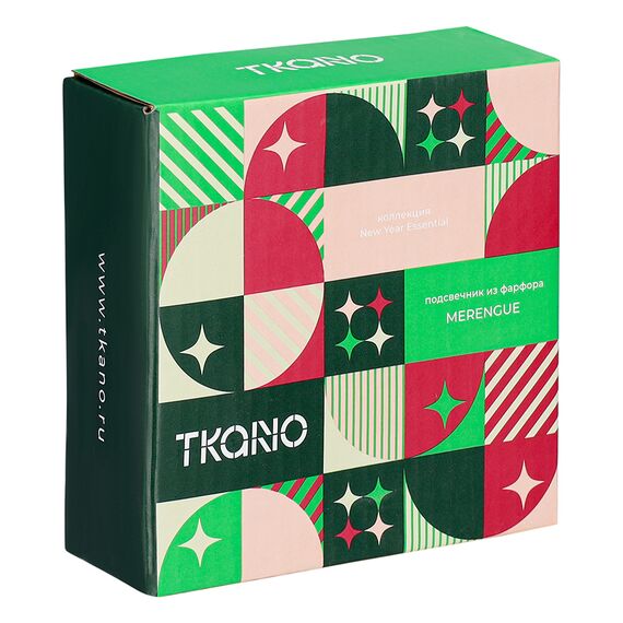 Подсвечник из фарфора Merengue из коллекции Essential, Tkano, изображение 4