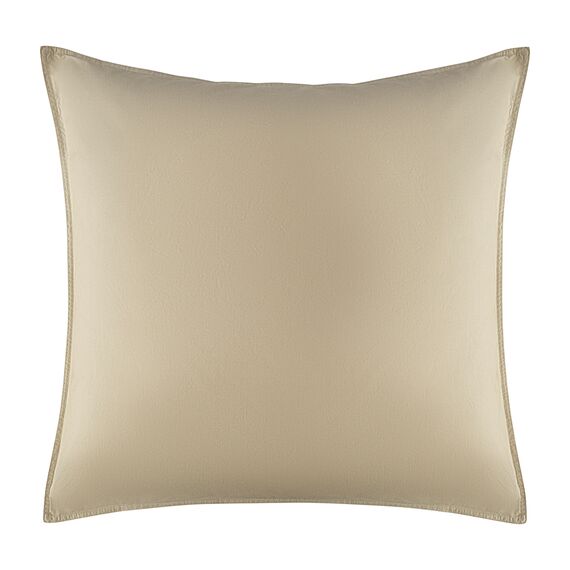 Набор наволочек из стираного перкаля бежево-серого цвета из коллекции Essential, 70х70 см, Tkano, изображение 9